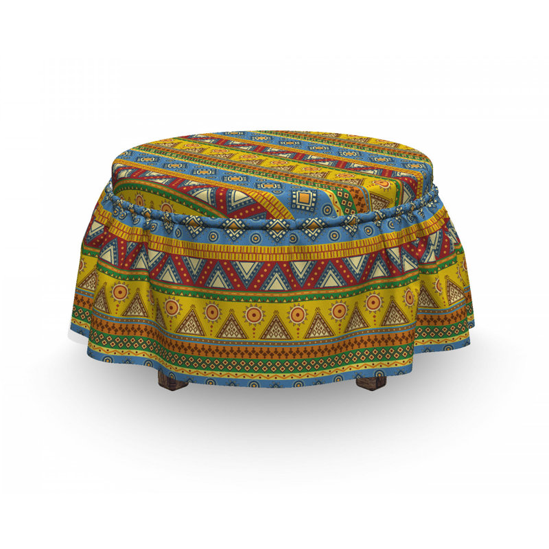 Box Cushion Ottoman Slipcover