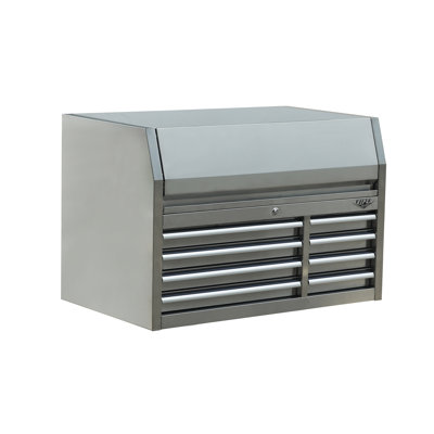 41'' W 8 -Drawer Stainless Steel Top Chest