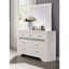 Commode moderne glam 7 tiroirs à bijoux cachés à roulement à billes avec glissières à roulement à billes