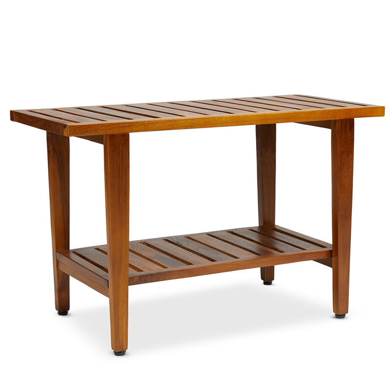 30'' W Teak Shower Bench