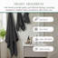 Home Weavers - Ensemble de serviettes de bain 100% coton 100 g / m² zéro absorbant Robbin 500GSM, 16 po x 24 po (12) (12 serviettes à main), noir-130204315-130204327