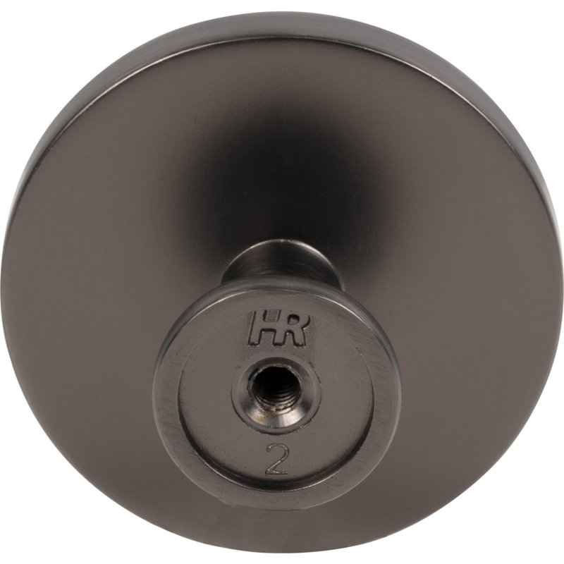 Richard Round Knob, Brushed Pewter, 1 3/4"