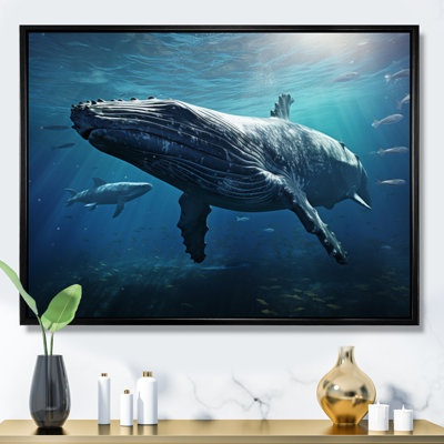 " Blue Marine Animals Graceful Giants "