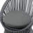  26.7" Modern Gray Swivel Wicker Lounge Chair with Rattan and Iron Frame, Featuring a Stylish Round Design, Perfect for Living Room, Patio, or Balcony Relaxation-1542264642-1542264669