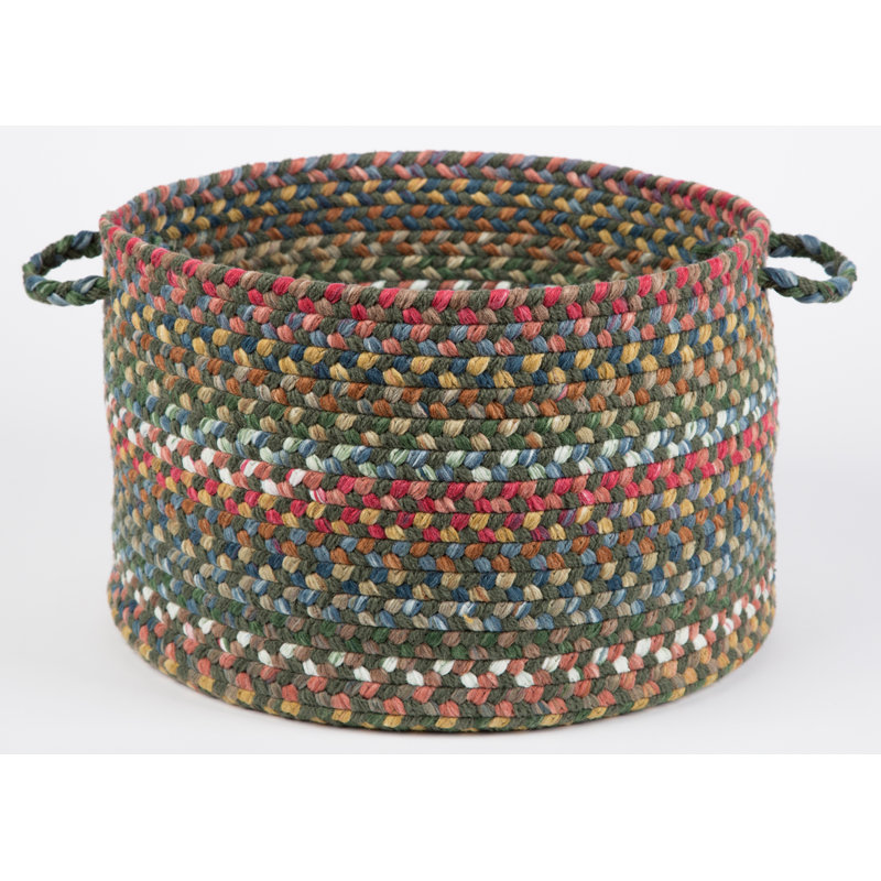 Panier en tissu, Émeraude