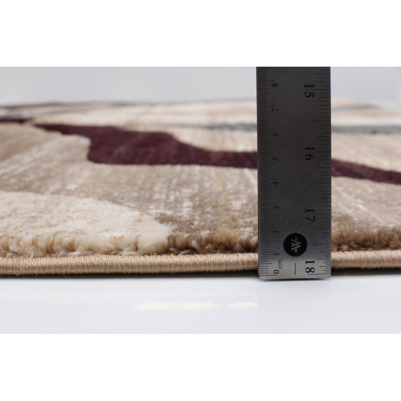 Benone Abstract Indoor Rug, Rectange 3'11" x 5'7"