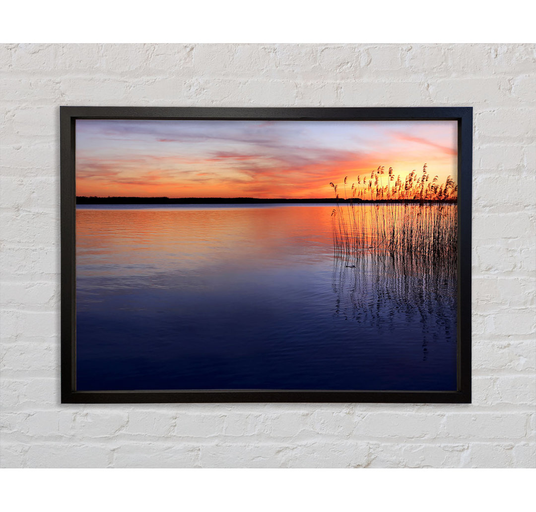 Serene Sunset - Einzelner Bilderrahmen Kunstdrucke auf Leinwand