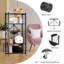 Étagère de rangement pliable avec roulettes-2122647580