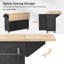 Fluted Kitchen Island with Drop Leaf-728677490