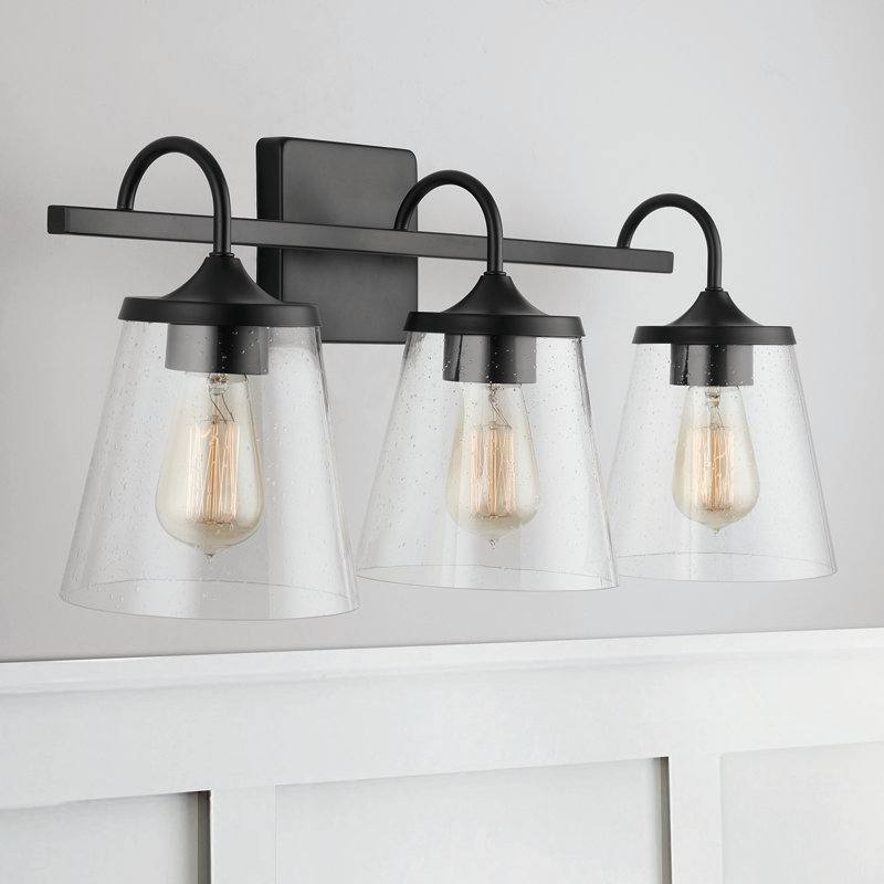 Yerington 3 - Light Dimmable Vanity Light, Matte Black