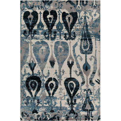 Pericles Wool Ikat Indoor Rug