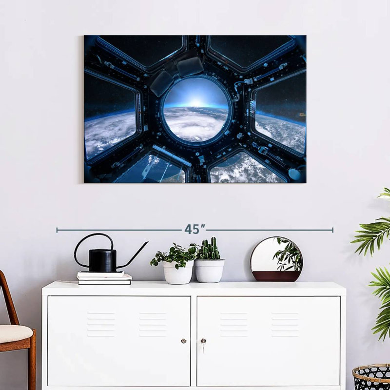 Oberle Earth From Space Station, 24" H x 36" W
