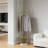 Golden Metal Clothes Rack with Shelf