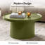 Table basse ronde moderne l 32 po avec finition émaillée Minerva-1038382507