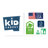KidCarpet On The Spot Seating Classroom Rug, 7'6" x 12' Rectangle, Multi on Blue Educational Rug for Home or School Learning Area | Area Rug for Kids-88285098