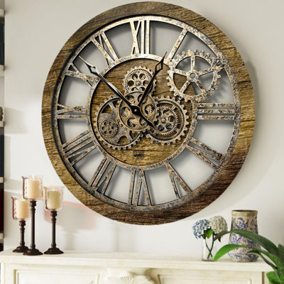 Solid Wood Wall Clock