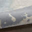 Tapis bleu abstrait moderne fait à la main Versailles-1457316168