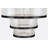 Empra, Chandelier, 5-Light, 47", Matte Black, Clear Crystal-1865298767