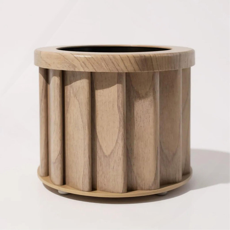 Jardinière ronde SM - Brun cendré, Ash Brown