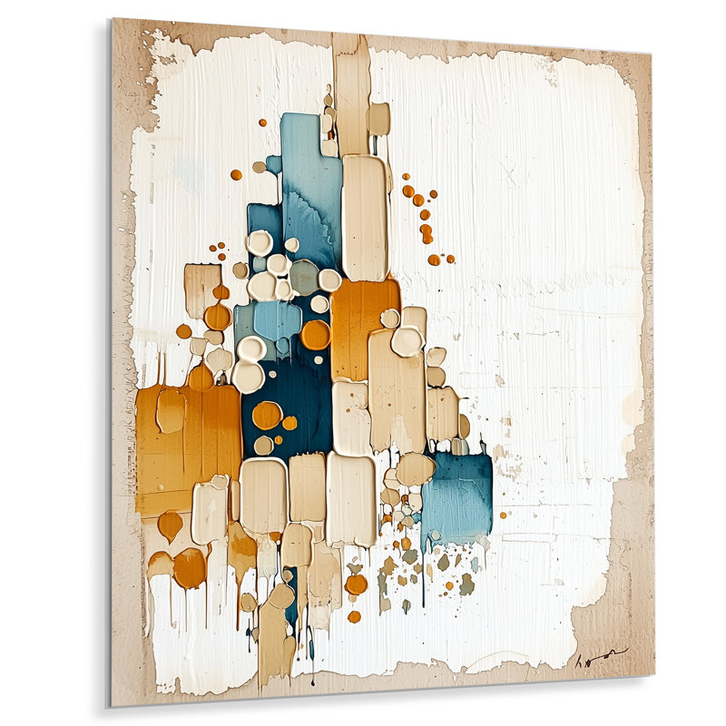 Color Field Of Minimalist II - Minimalism Metal Wall Decor, Modern Metal Print, 40" H x 30" W x 0.84" D