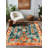 Arathorn Collection Digital Print Cotton-Polyester Blend Rug -1702057881