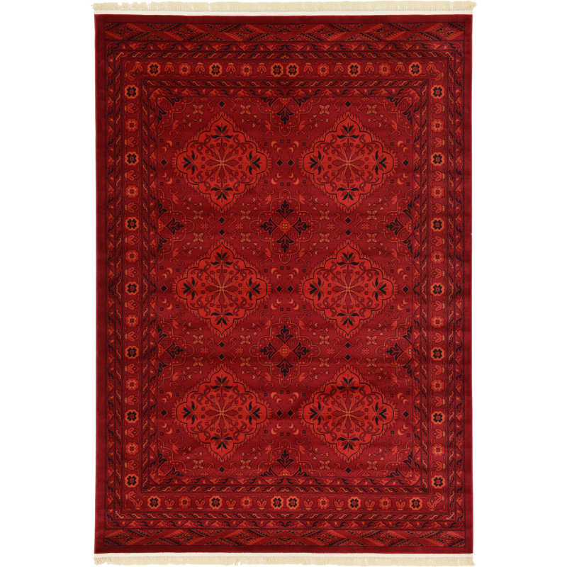 Amro Oriental Indoor Rug, Rectangle 7'1" x 10'