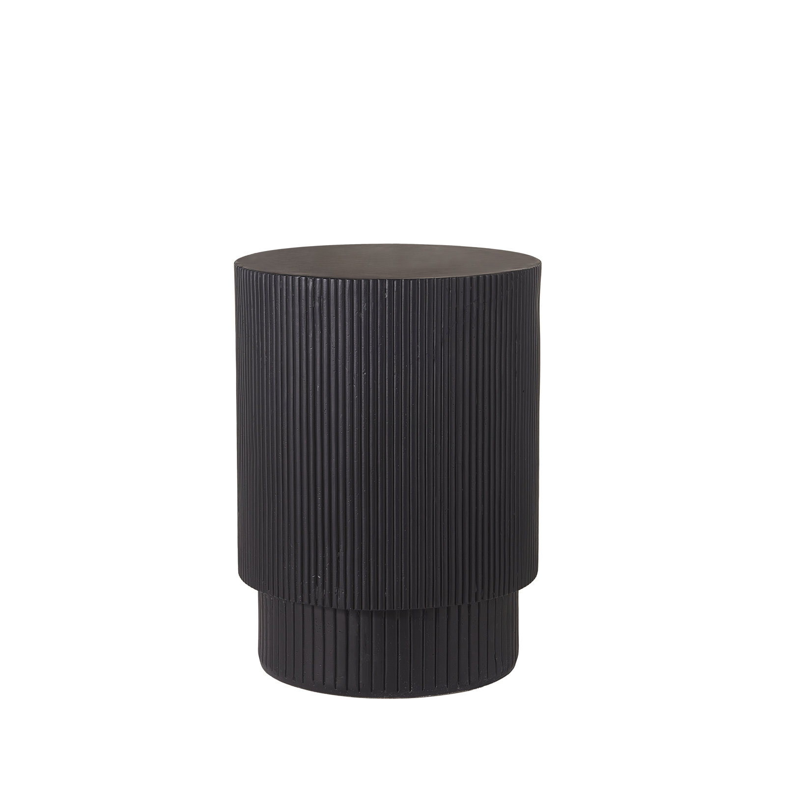 Kody Outdoor Side Table, Black