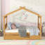 Lit en bois avec tiroirs-916457893