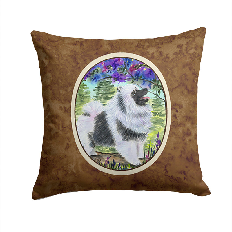 Coussin décoratif intérieur / extérieur Keeshond
