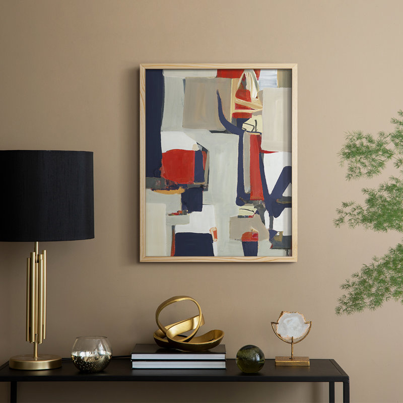 UBUR-181_ALT_V2, reproduction encadrée - bois massif, 15" H x 12" W, Natural