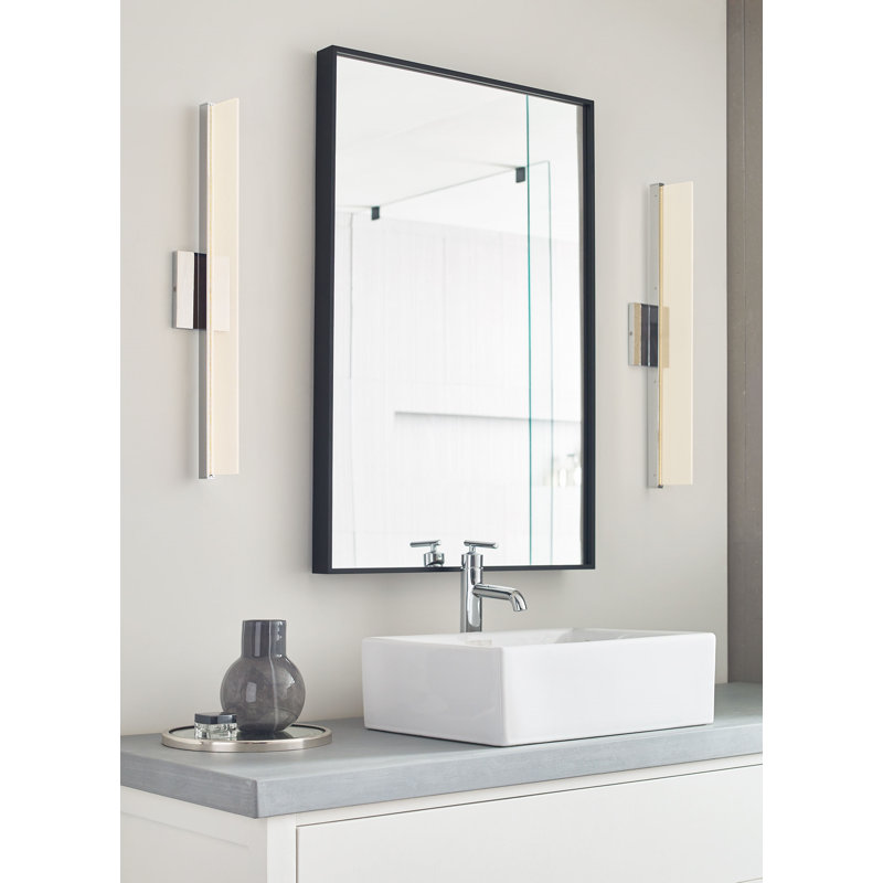 Span 1 - Light LED Bath Bar, 24", Chrome direct/indirect 277V, 3000K