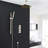 Liverpool Ceiling Mount Thermostatic Rainfall Shower Set