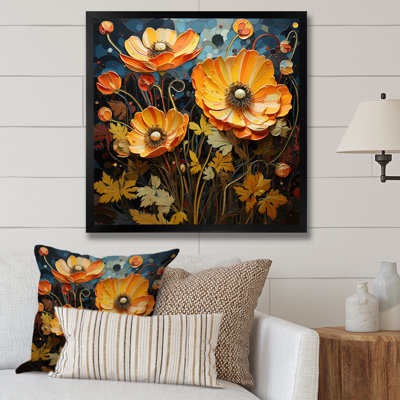 «Gold Marigold Marigold Melody II», reproduction sur toile