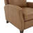 Midnight Blue Faux Leather Push Back Recliner-102625344