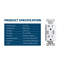 Prise USB, inviolable, plaque murale incluse-735389323