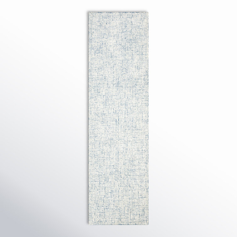 Rowe Handmade Tufted Ivory/Blue Rug