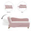 Chaise longue rembourrée en velours Acotas-1184482616