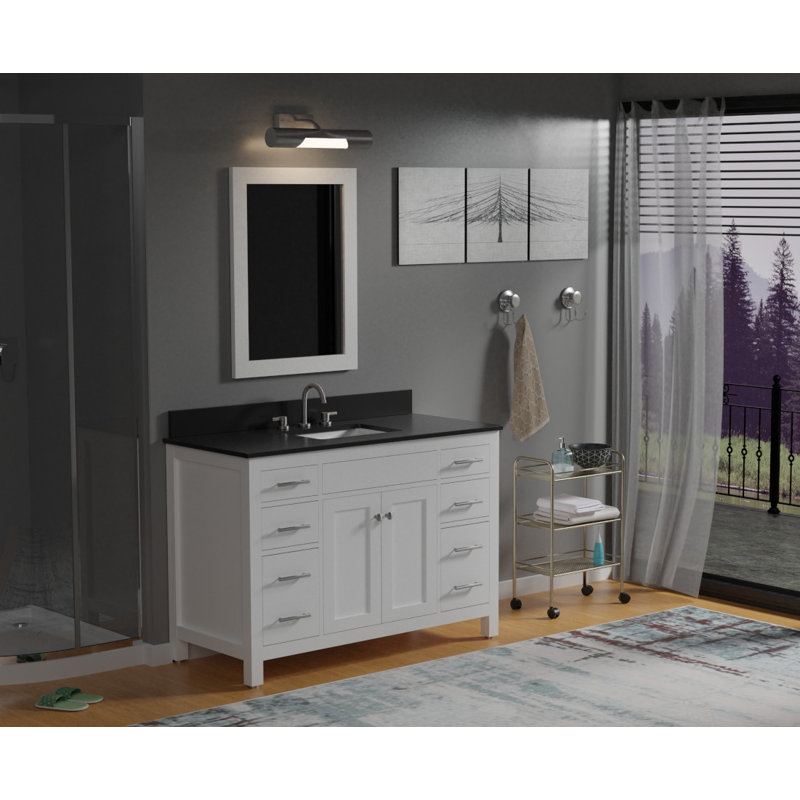 Dayton 48'' Single Bathroom Vanity Base Only, White