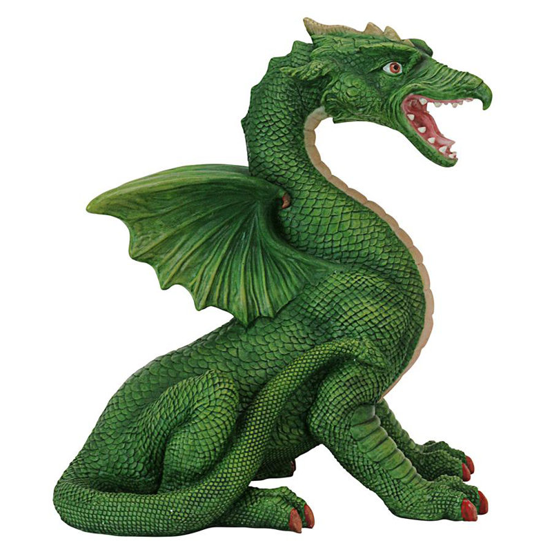 Statue ormarr dragon, monster of the drawbridge moat