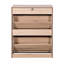 Armoire à chaussures en bois pour entrée