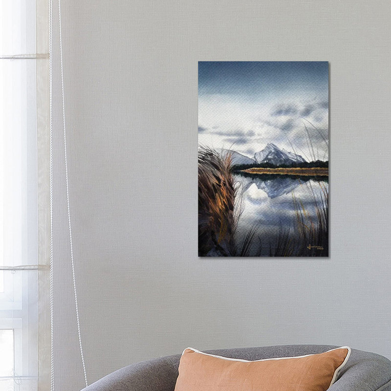 In The Horizon by Liam Kumawat - Wrapped Canvas Painting, 66.04 cm H x 45.72 cm W x 1.91 cm D