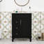 Meuble-lavabo avec 2 tiroirs et tablette réglable-1178600739