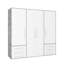 Minija 4 Door Manufactured Wood Wardrobe