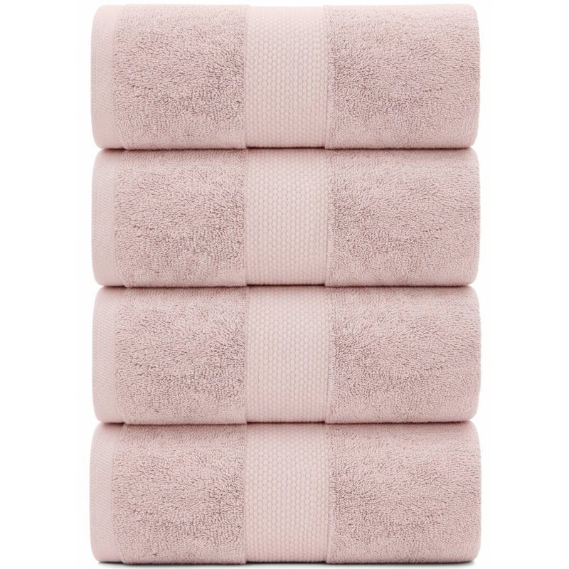 100% Cotton Bath Towel, Pink