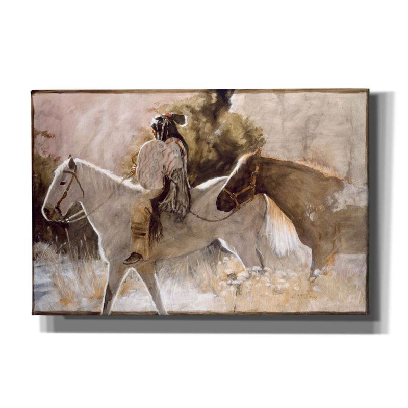 Sur toile, H 40 po x l 60 po x P 1,5 po