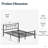 Uliano Metal Platform Bed-1615773097