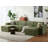 133.4" Modular Cloud Sectional Sofa With Movable 2 Ottomans-488725746