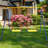 Gymax Metal Blue/Yellow Swing Set Hardware with Mounting Hangers