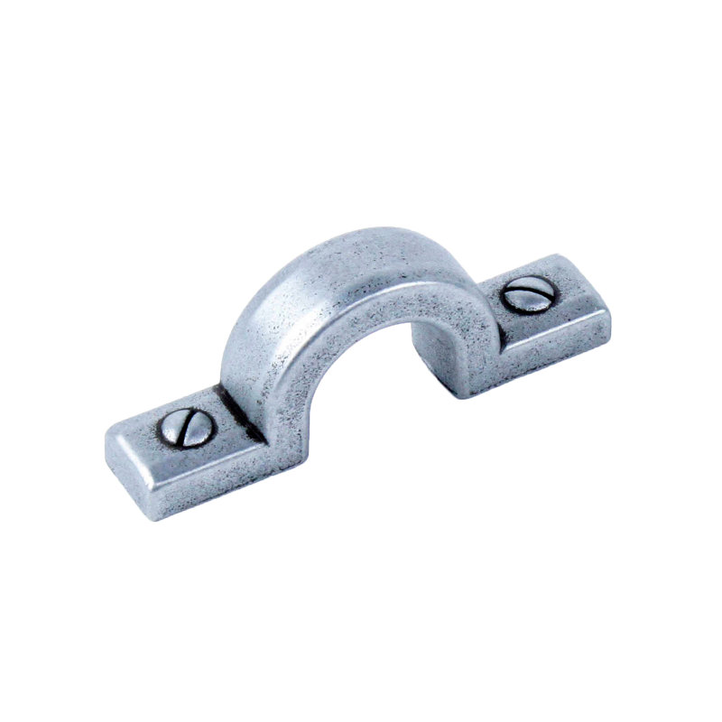 Poignée arche 1 1/4" center to center Raw Authentic, Fer ancien mat