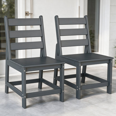 HDPE Patio Chairs Set Of 2